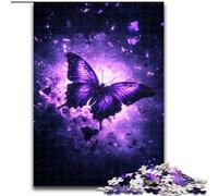 Puzzle 1000 pièces en Carton représentant des Papillons de la Galaxie, idéal pour la décoration de la Maison et du Bureau, pour Un Anniversaire, Taille 38x26cm
