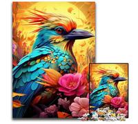 Puzzle 1000 pièces en Carton représentant Un Oiseau coloré, idéal pour Les Anniversaires et Les fêtes, 26x38cm / 10,23x14,96 Pouces