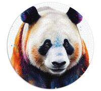 Puzzle 1000 pièces en Carton représentant Un Panda Pop Art, idéal pour la décoration de la Maison, idéal pour Noël et Le Nouvel an, pour Les Adolescents (67,5 x 67,5 cm).
