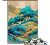Puzzle 1000 pièces en Carton représentant Un Paysage Chinois, idéal pour la décoration de la Maison et du Bureau, pour Un Anniversaire, Taille 38x26cm