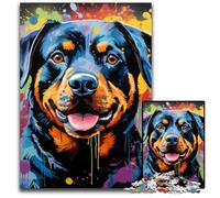 Puzzle 1000 pièces en Carton représentant Un Requin et Un Graffiti,idéal pour Les Adultes. Un Casse-tête Stimulant à Faire soi-même,idéal pour Un Jeu Familial ou comme Cadeau décoratif. 26x38cm