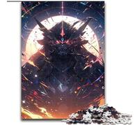 Puzzle 1000 pièces en Carton représentant Un samouraï animé pour Adultes, Taille 26x38cm, idéal pour la décoration intérieure, idéal comme Cadeau de Noël ou de Nouvel an pour Les Adolescents
