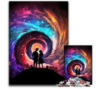 Puzzle 1000 pièces en Carton « The Edge of The Universe » pour Adultes,idéal pour Les Adolescents et Les collectionneurs,idéal comme décoration d'intérieur ou Cadeau de Voyage 26x38cm.