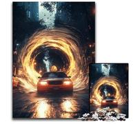 Puzzle 1000 pièces en Carton, Voiture de Sport Cool, Anti-Stress, Vacances à la Maison, Tuer Le Temps, Une œuvre d'art pour Les Enfants de 14 Ans et Plus, 26x38cm