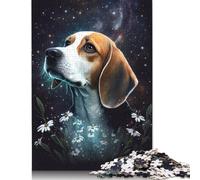 Puzzle 1000 pièces en Papier et Bois Space Beagle de LiJianXXE pour Adultes, Style Whimsical, 38x26cm, 1000 pièces, 1 unité, 1 jeu, 1 ensemble, Casse-tête pour Adultes