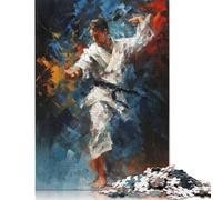 Puzzle 1000 pièces en Papier pour Adultes, Maîtrise des Arts Martiaux, Cadeau de Noël, 1000 pièces (75 x 50 cm)