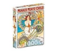 Puzzle 1000 pièces Enjoy - Alfons Mucha : Monaco Monte Carlo, Alphonse Mucha multicolore G