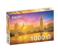 Puzzle 1000 pièces ENJOY - Londres en feu multicolore G