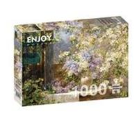 Puzzle 1000 pièces Enjoy - Marie Egner : Dans la tonnelle fleurie multicolore G