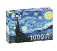 Puzzle 1000 pièces Enjoy - Vincent Van Gogh : Nuit étoilée multicolore G