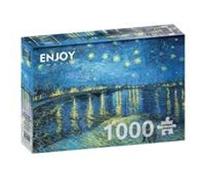 Puzzle 1000 pièces Enjoy - Vincent Van Gogh : Nuit étoilée sur le Rhône multicolore G