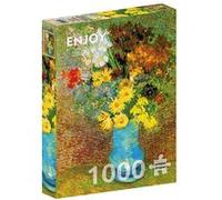 Puzzle 1000 pièces Enjoy - Vincent Van Gogh : Vase aux marguerites et anémones multicolore G