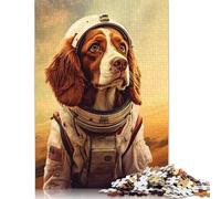 Puzzle 1000 pièces Épagneul Breton Mars, Puzzle de difficulté, Jeu éducatif, Jouet de décoration familiale, 1000 pièces (75 x 50 cm)