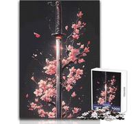 Puzzle 1000 pièces - Épée du Tueur de démons - Jeu éducatif d'analyse et de logique pour Un Père Noël Secret - Dimensions : 50x75cm