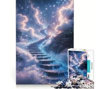 Puzzle 1000 pièces Escalier vers Le Paradis Jeu de réflexion Stimulant Détente intellectuelle Idéal comme Cadeau pour Toute la Famille 50x75cm