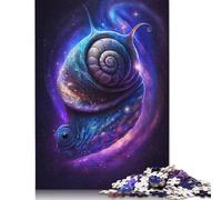 Puzzle 1000 pièces Escargot Galaxie Puzzle Adultes Difficulté Puzzle Jeu Éducatif Jouet Cadeaux de Noël 1000pcs (75x50cm)