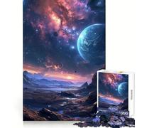 Puzzle 1000 pièces Espace Extraordinaire pour Adolescents Stimule la mémoire Attente agréable Pendant Les Temps Morts Découpe de qualité Idée Cadeau de Noël Chic (50x75cm)
