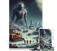 Puzzle 1000 pièces Espace Interdit pour Adolescents Mémoire, Force, Évasion reposante, Découpe Fine, Surprise Festive (38x26cm)