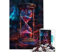 Puzzle 1000 pièces Espace-Temps Sablier Défi éducatif mais Aussi Jouet Amusant et Humoristique Décoration Murale pour Les 14 Ans et Plus (50x75cm)