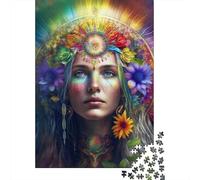 Puzzle 1000 Pièces Esprit Arc-en-ciel pour Adultes, Décoration Unique pour La Maison & Cadeaux, 1000 Pièces (75x50cm)