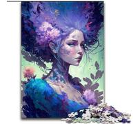 Puzzle 1000 pièces Esprit de la forêt Puzzles pour Adultes Idéal pour Les Amoureux, Cadeau Parfait pour Noël, Nouvel an, Saint-Valentin Taille 38x26cm
