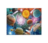 Puzzle 1000 Pièces，étoiles et planètes，3D Adultes Papier Jouets Éducatifs Meilleur Cadeau d'anniversaire Garçons Filles（50x70cm）-B22