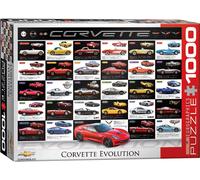 Puzzle 1000 pièces Eurographics Corvette Car Evolution 680mm x 490mm (pz)