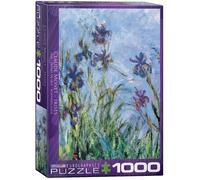 Puzzle 1000 pièces - EUROGRAPHICS - Irises / Claude Monet - Tableaux et peintures - Adulte