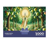 Puzzle 1000 Pièces Eve in The Garden of Eden Puzzle Adulte, Casse-tête, Découpe De Précision, Cadeau Unique pour Anniversaire Et Noël 38x26cm/1000pcs