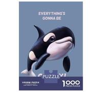 Puzzle 1000 Pièces Everythings Gonna Be Orcay pour Adolescents - Jeu De Réflexion - Cadeaux pour Femmes - Idées Cadeaux Uniques pour Un Anniversaire Ou Noël 38x26cm/1000pcs
