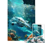 Puzzle 1000 pièces Explorateur des océans Idéal pour Un Anniversaire ou Noël Décoration Parfaite Jeu de Construction Convient aux Enfants de 14 Ans et Plus (50x75cm)