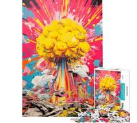 Puzzle 1000 pièces Explosion nu ire Jeu de détente pour Adultes Analyse et logique Idéal comme Cadeau pour Toute la Famille (Dimensions 50x75cm)