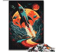 Puzzle 1000 pièces, Extension « The Spaceman », Puzzle en Carton, pour Les Anniversaires, Les fêtes et la décoration intérieure(1000 pièces, 26x38cm)