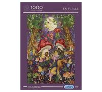Gibsons - Puzzle 1000 pièces Fairytale - Jardin enchanté illustré avec fées et fleurs, 68 x 48 cm