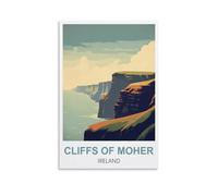 Puzzle 1000 pièces, Falaises de Moher, Irlande, Affiches, Puzzles pour Adultes, œuvres d'art, décoration Murale, Puzzle Stimulant pour Jeux en Famille, 52 x 38 cm
