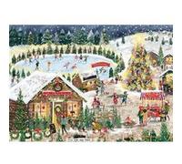 Puzzle 1000 pièces : Falcon - Village d'hiver Falcon de luxe G
