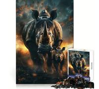 Puzzle 1000 pièces Famille d'animaux pour Adultes Stratégie, réflexion, évasion paisible Assemblage précis (50x75cm)