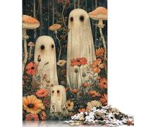 Puzzle 1000 pièces Famille de Champignons et de fantômes pour Adultes, difficulté : renforce Les Liens Entre Les Membres de la Famille (38 x 26 cm)