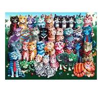 Puzzle 1000 pièces : Famille de chats Anatolian G