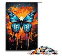 Puzzle 1000 pièces Fantasy Art Butterfly pour Adultes adapté aux Couples et aux Adolescents de 14 Ans et Plus 1000 pièces (75 x 50 cm)