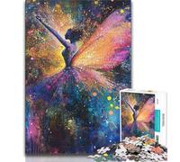 Puzzle 1000 pièces Fantasy Ballerine Puzzle 1000 pièces pour Adultes Cadeaux pour Amis et Famille pour Les 14 Ans (50x75cm)