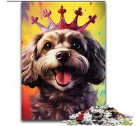 Puzzle 1000 pièces Fantasy Dog, idéal pour la décoration de la Maison et du Bureau, Les fêtes, Les Anniversaires et Les Cadeaux de Vacances (Taille 26x38cm)