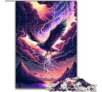 Puzzle 1000 pièces Fantasy Eagle Jigsaw, pour Les Adolescents, Les Couples et Les Amis pour Les Anniversaires et Noël (Taille : 50x75cm)