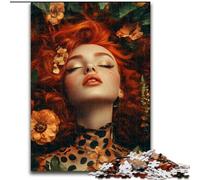 Puzzle 1000 pièces Fantasy Flower Girl pour Adultes et Adolescents, à partir de 14 Ans, décoration Murale, Cadeaux Uniques pour Anniversaire et Noël (50x75cm)
