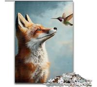 Puzzle 1000 pièces Fantasy Fox 50x75cm, pour la Famille et Les Amis, à partir de 14 Ans
