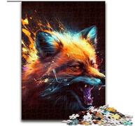 Puzzle 1000 pièces Fantasy Fox Impossible pour Adultes, Jeu éducatif, défi (Taille 38x26cm)