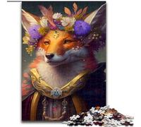 Puzzle 1000 pièces Fantasy Fox, Puzzle Difficile pour Adultes, Taille 50x75cm, Casse-tête et décoration d'intérieur, pour Les fêtes