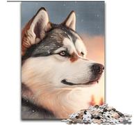 Puzzle 1000 pièces Fantasy Husky Puzzle 1000 pièces Impossible Hard Challenge Jouet pour Adolescents (Taille 50x75cm)