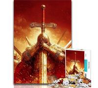 Puzzle 1000 pièces Fantasy Knight, Stimulant et Stimulant, Cadeau d'anniversaire, décoration Murale pour Les Enfants de 14 Ans et Plus, 38x26cm