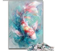 Puzzle 1000 pièces Fantasy Koi, à partir de 14 Ans, décoration d'intérieur, à Offrir en Cadeau à Toute la Famille (Taille 50x75cm)
